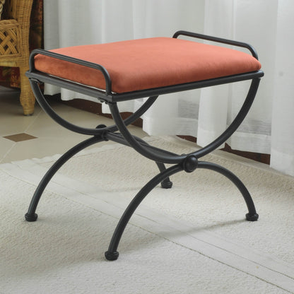 Cambridge Iron Vanity Stool with Cushion