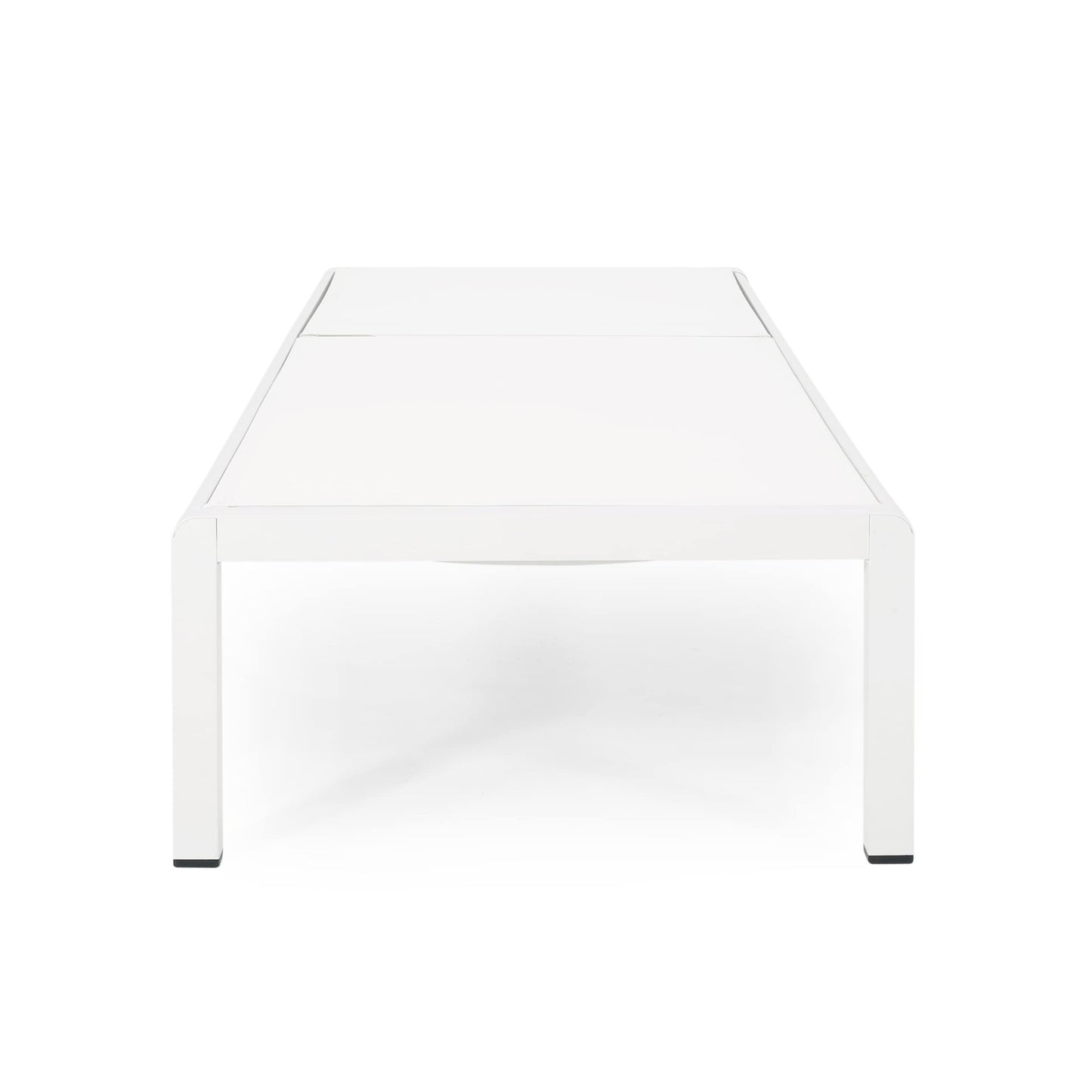 Chaise longue d'extérieur en aluminium Cape Coral (lot de 2) par Christopher Knight Home - 77,56 po x 25,20 po x 11,80 po