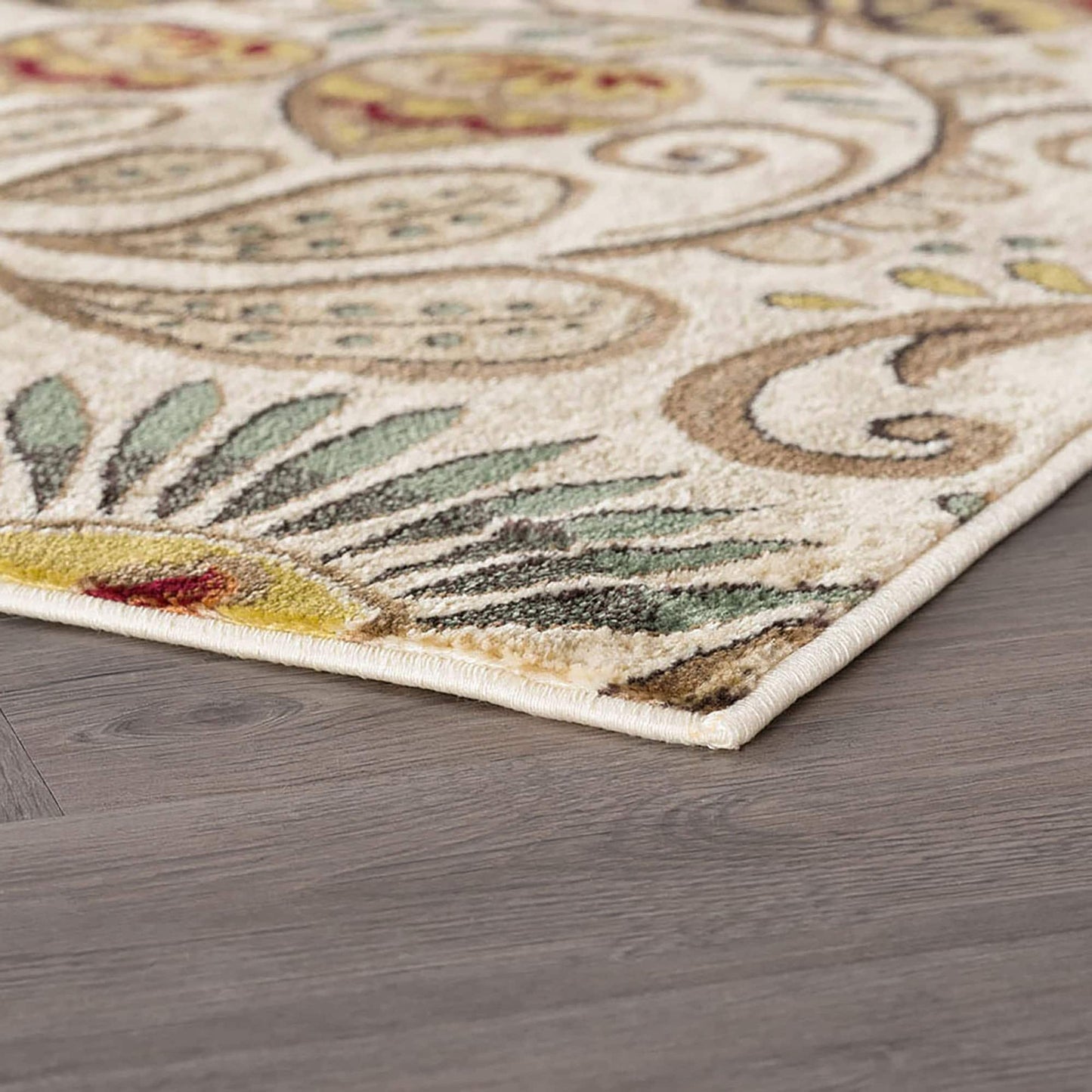 Caprice Mid-Century Modern Floral Indoor Area Rug