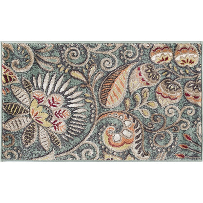 Caprice Mid-Century Modern Floral Indoor Area Rug