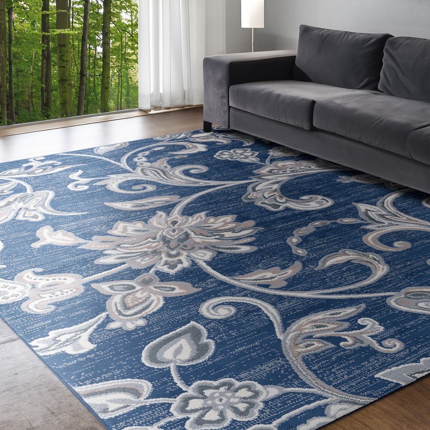 Carrington Transitional Floral & Botanical Indoor Area Rug