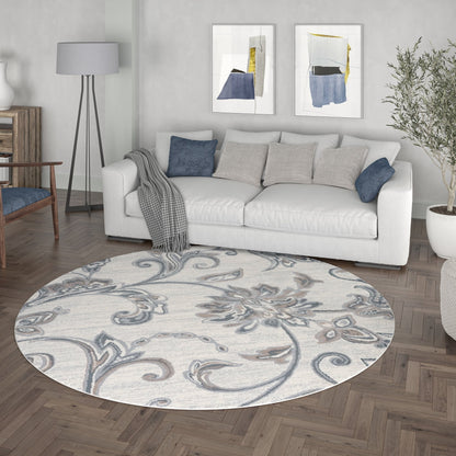 Carrington Transitional Floral & Botanical Indoor Area Rug
