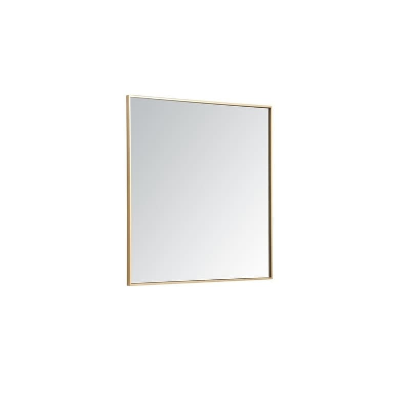 Carson Carrington Salsnas Metal Frame Rectangular Mirror