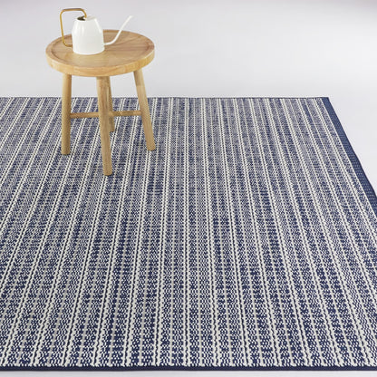 Connell Transitional Stripe Indoor/Outdoor Area Rug