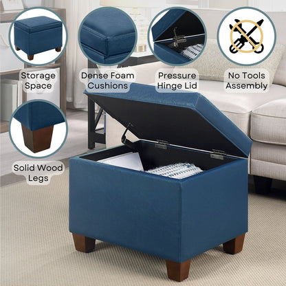 Convenience Concepts Madison Storage Ottoman