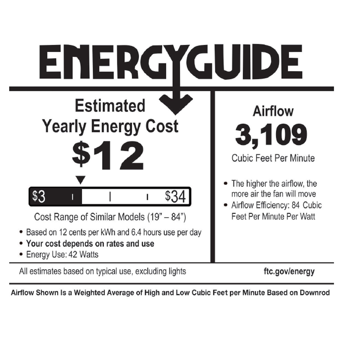 Ventilateur de plafond Magna Carta de style Tiffany Copper Grove Guasipati de 52 pouces - 52L x 52W x 16,5