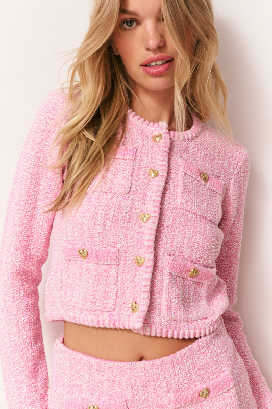 Cardigan en tricot de coton Delcie