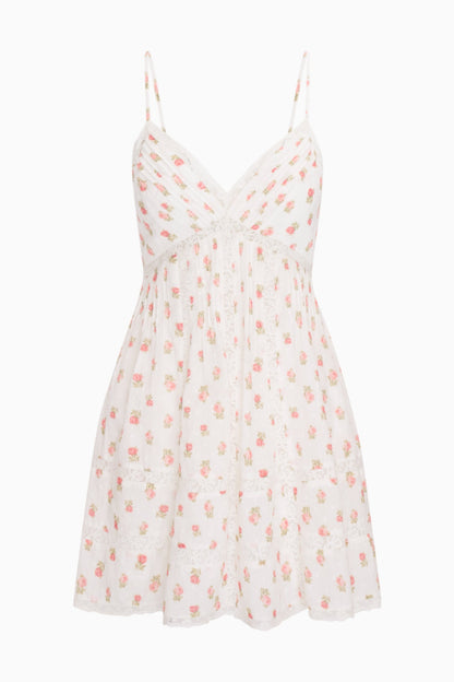 Mini-robe fleurie en coton recyclé Docila