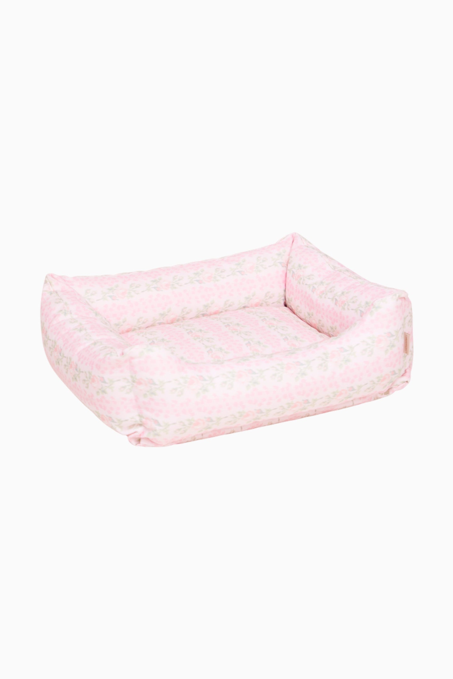 Panier imprimé pour chien - MACARON À LA FRAISE