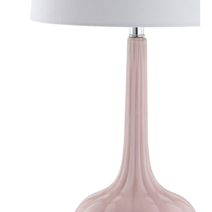 Lampe de table à LED Diamante 28,5 en verre rose (lot de 2) par JONATHAN Y