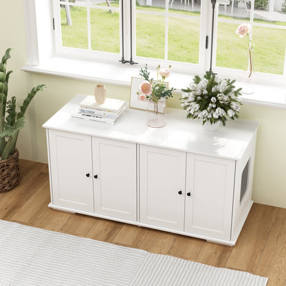 Meubles de dissimulation pour bac à litière pour chat et toilettes privées pour animaux de compagnie