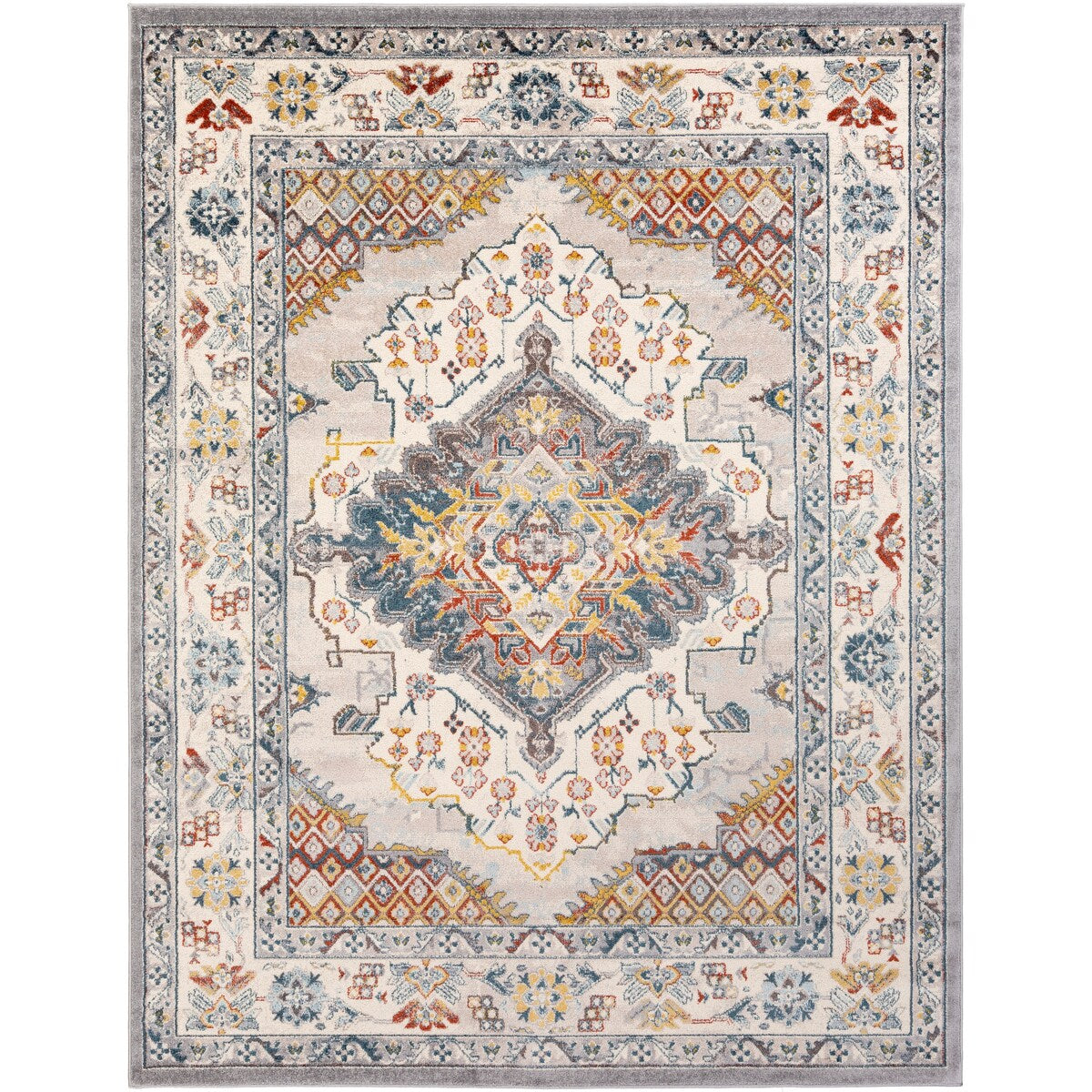 Livabliss Elmas Traditional Persian Medallion Area Rug