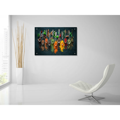 Epic Art 'Colorful Spices,' Acrylic Glass Wall Art