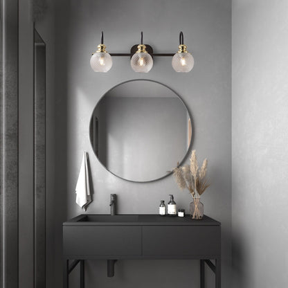 ExBrite Modern Rose Gold 1/2/3/4/5-light Bathroom Dimmable Crystal Vanity Lights Wall Sconces