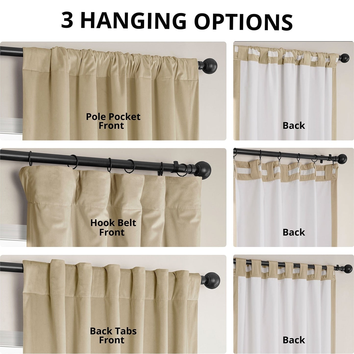 Exclusive Fabrics Heritage Plush Velvet Room Darkening Curtains (1 Panel) Luxury Velvet Curtains for Bedroom & Living Room.