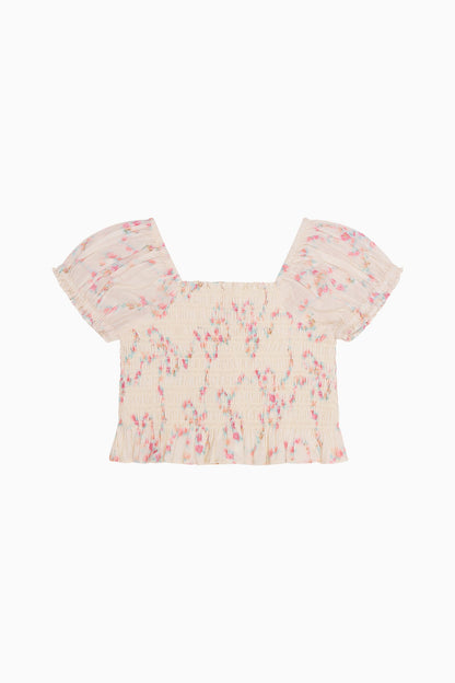Haut Fabielle Luna Rosa Fleur pour fille - MAGNOLIA