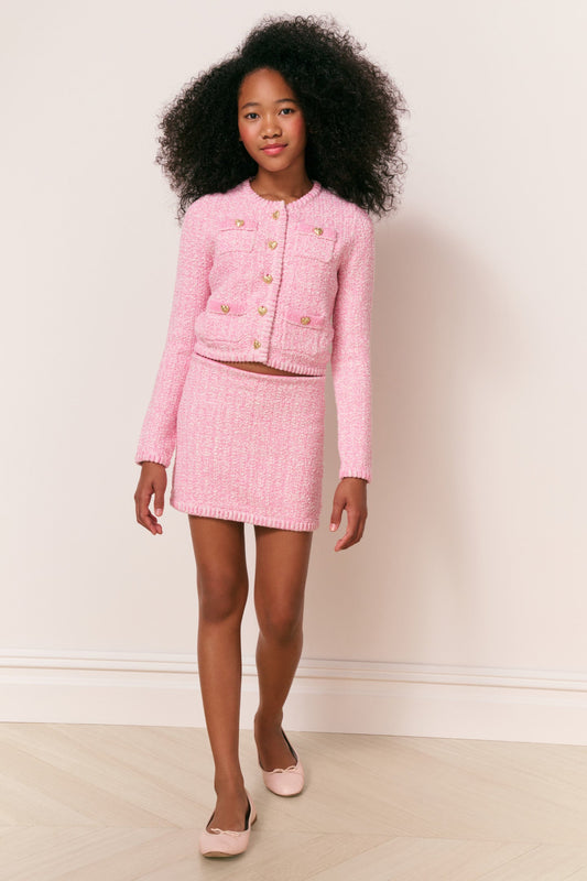 Jupe en tricot de coton Rubina pour fille