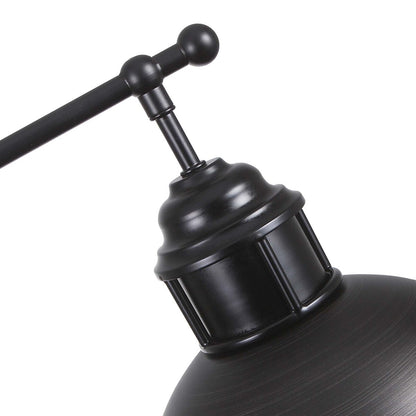 Suspension en forme de dôme de style industriel à 3 lampes, style ferme, en métal, pour îlot de cuisine linéaire, finition bronze huilé