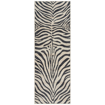 Gertmenian Crystal Print Washable Digital Printed Flat Pile Polyester Slip Resistant Area Rug Collection