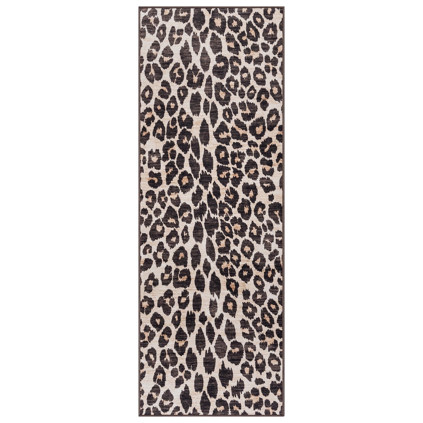 Gertmenian Crystal Print Washable Digital Printed Flat Pile Polyester Slip Resistant Area Rug Collection