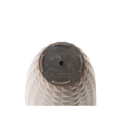 Glitzhome 19.75 H Eco-Friendly Oversized Faux Ceramic Diamond Textured Tall Planter Porch Flowerpot (Set of 2)