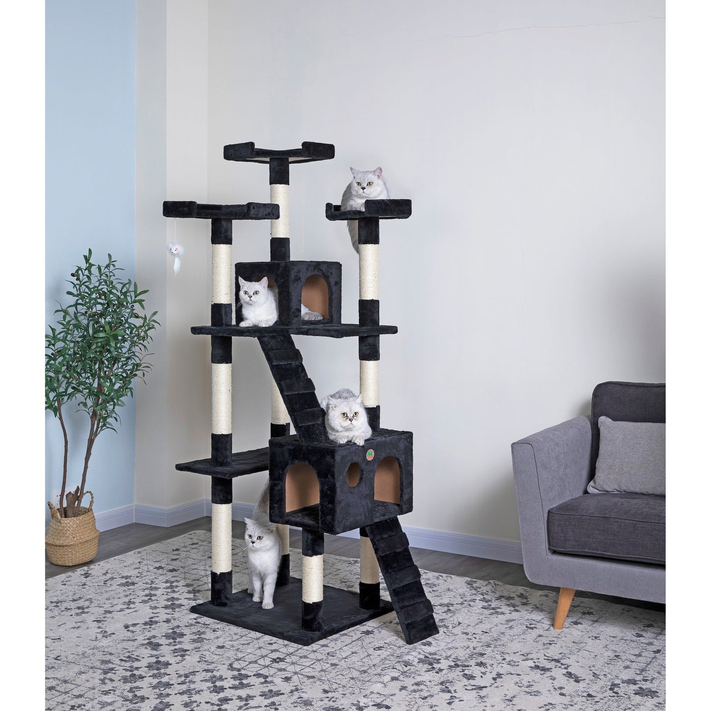 Go Pet Club 72 Cat Tree Furniture