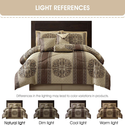 Nanshing Prince 7 Piece Elegant Medallion Comforter Set