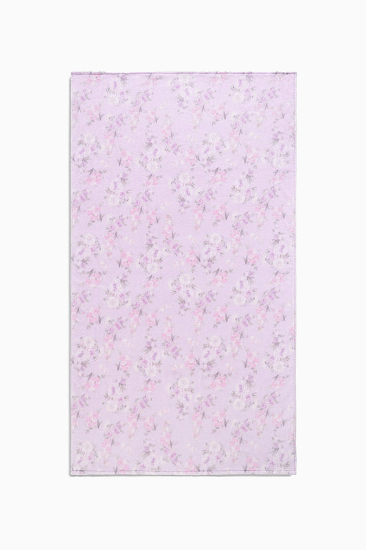 Serviette de plage en coton imprimé parfumé - HIBISCUS