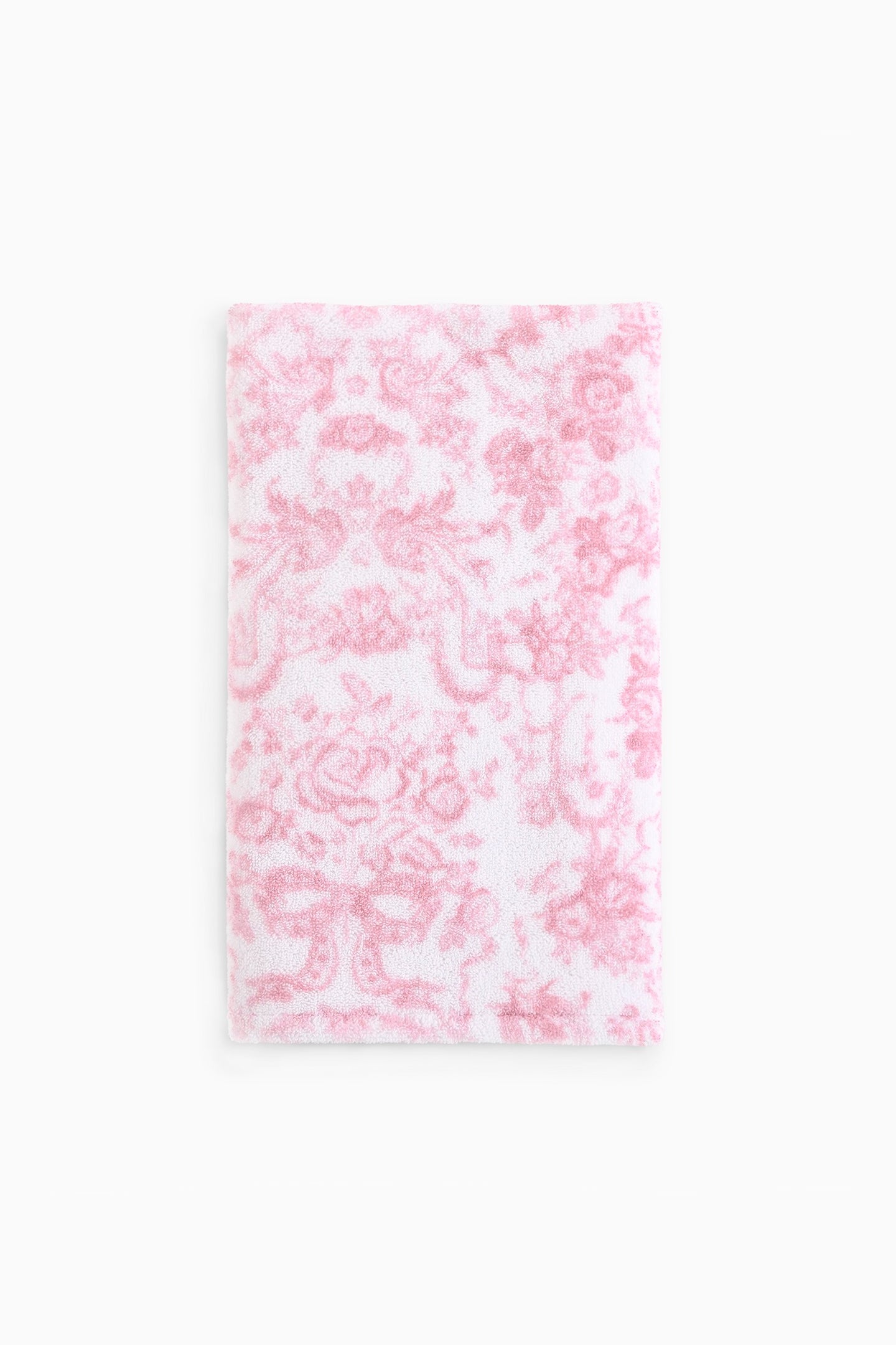 Serviette de toilette en coton - CUPIDS PINK