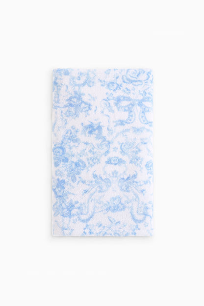 Serviette de toilette en coton - NANTUCKET BLUE
