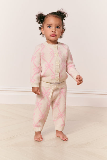 Pantalon en tricot avec nœud pour bébé Herra