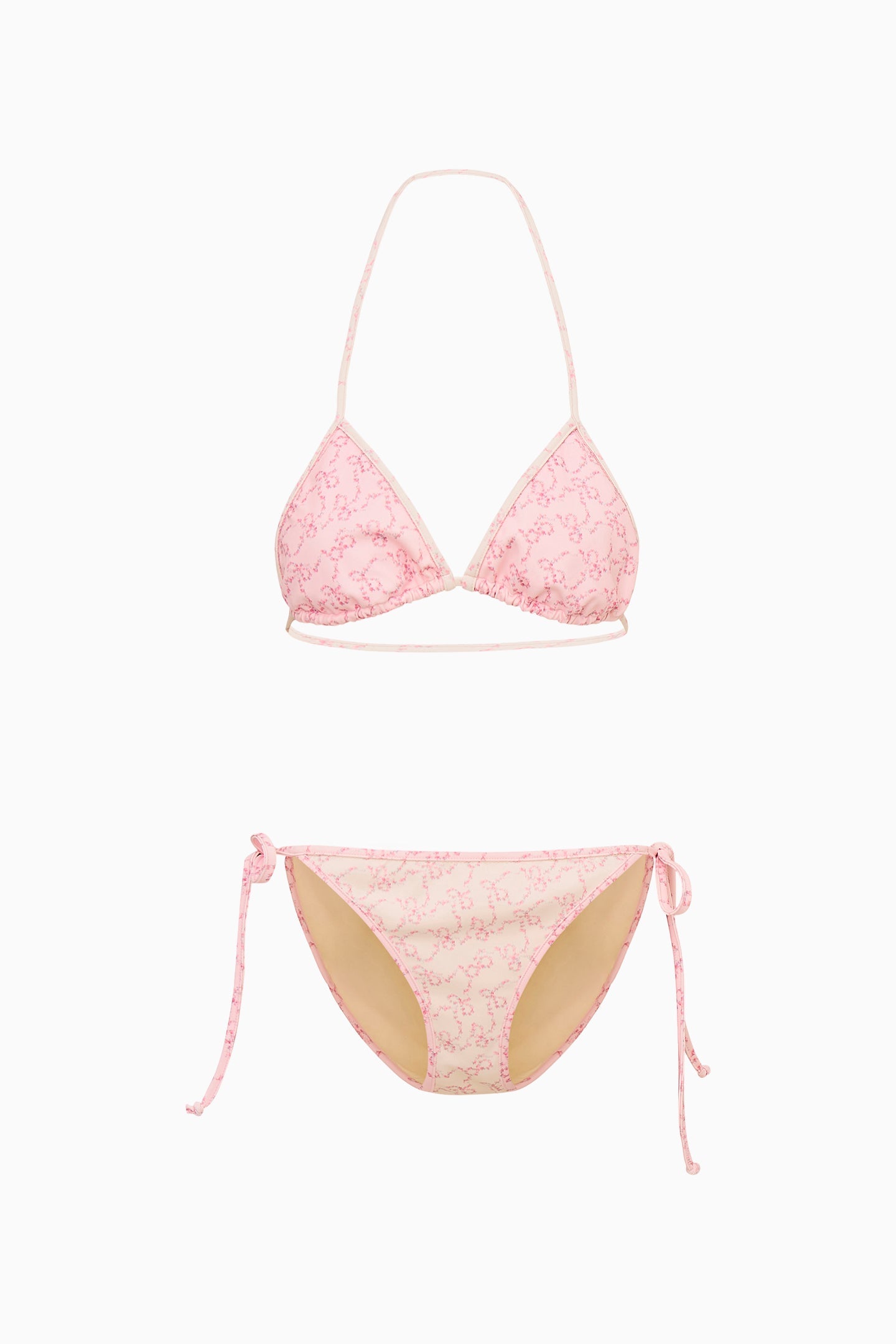 Bikini à imprimé floral et nœud Harbor