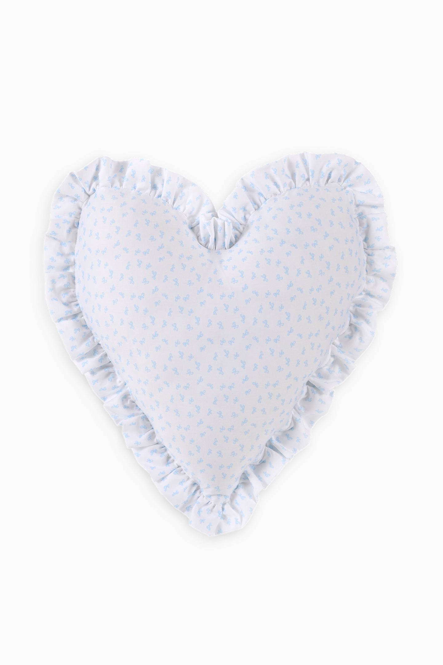 Coussin à volants en forme de cœur - SKY