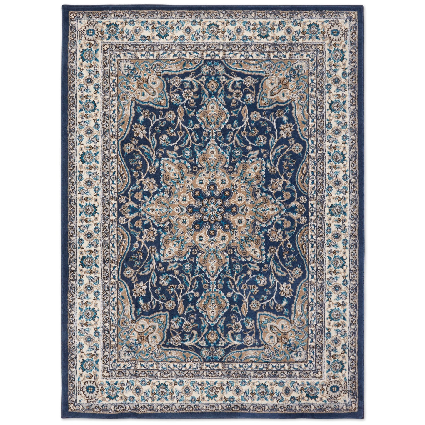 HOME DYNAMIX Tremont Magnolia Traditional Medallion Area Rug