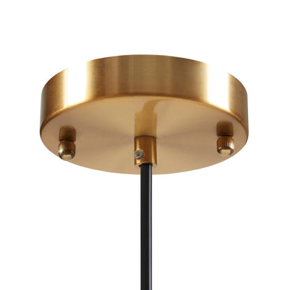 INK+IVY Auburn Bell Shaped Hanging Glass Pendant Light