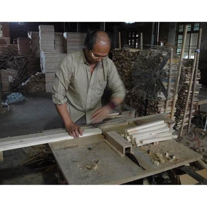 Paravent en bambou fait main de 6 pieds (Chine)