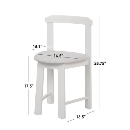Ensemble de salle à manger rond compact Harrisburg Tobey 5 pièces