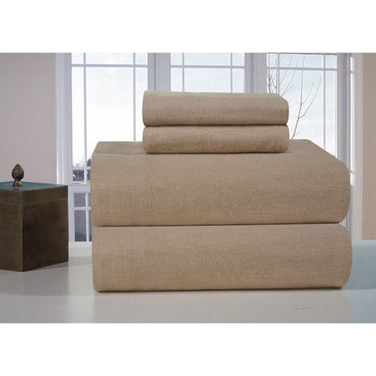 Heavyweight Cotton Flannel Bedsheet Set