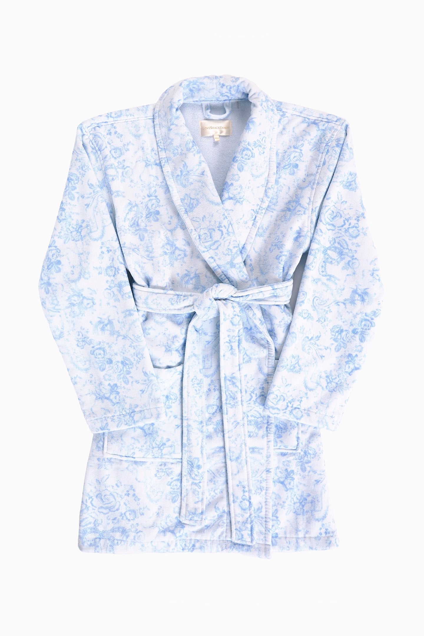 Peignoir en coton Indie - NANTUCKET BLUE