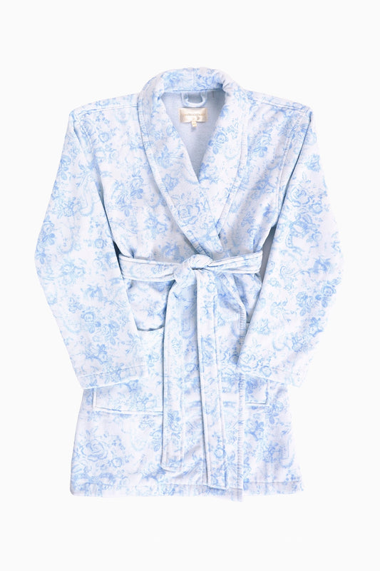 Peignoir en coton Indie - NANTUCKET BLUE