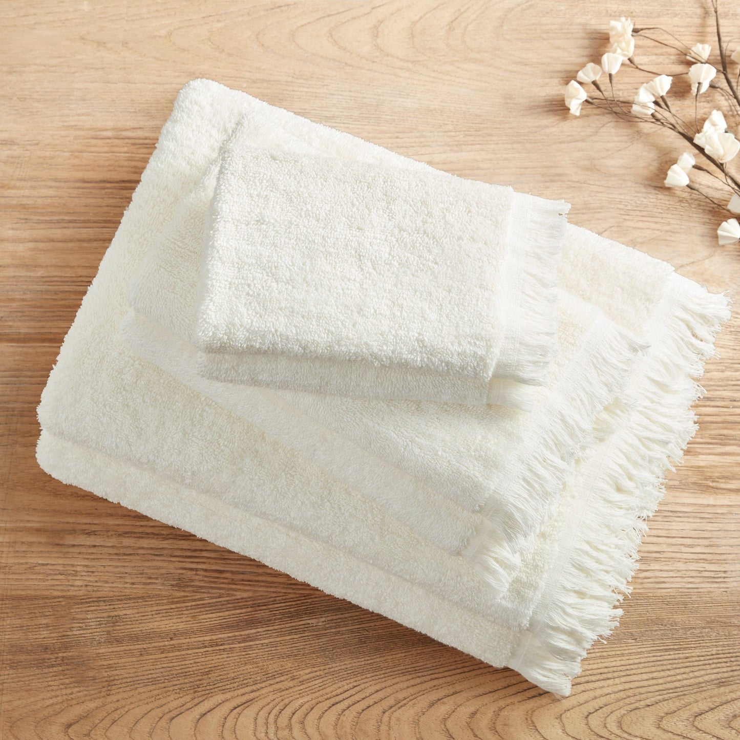 INK+IVY Atlas Cotton Dobby Slub 6 Piece Towel Set