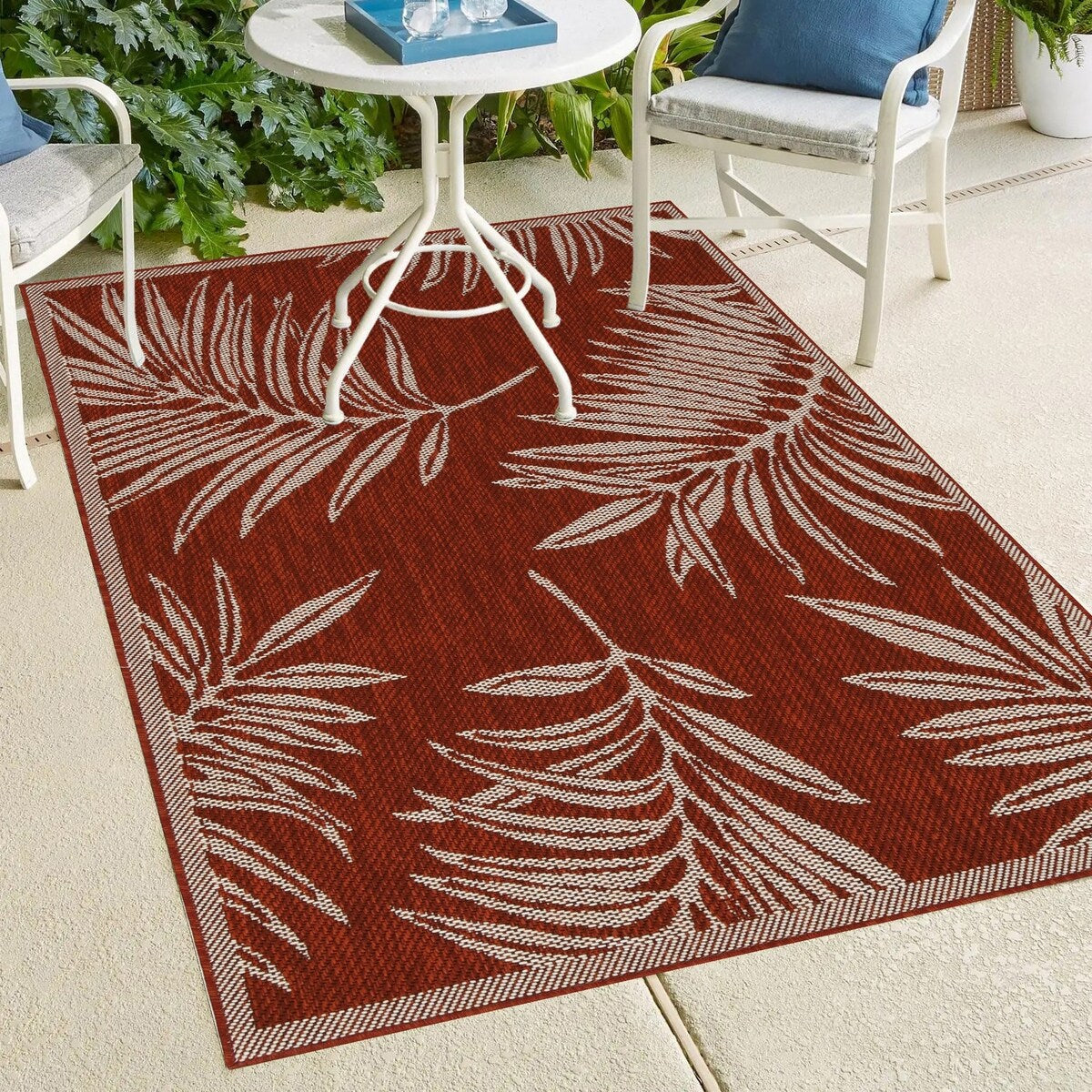 Indoor/Outdoor Area Rug/ Runner/ Doormat -Machine Washable, Weather and UV Resistant-Waterproof-Liana