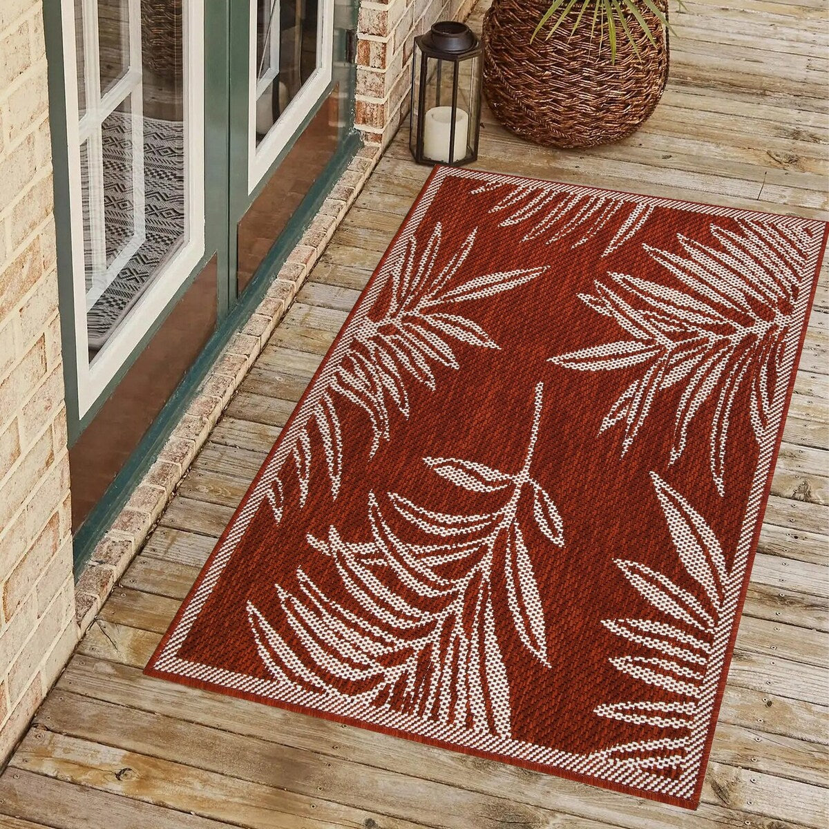Indoor/Outdoor Area Rug/ Runner/ Doormat -Machine Washable, Weather and UV Resistant-Waterproof-Liana