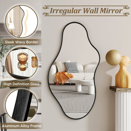 Irregular Wall Mirror Decorative Asymmetrical Wall Mirror