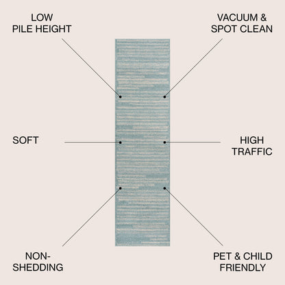 JONATHAN Y Aksil Modern Berber Stripe Area Rug