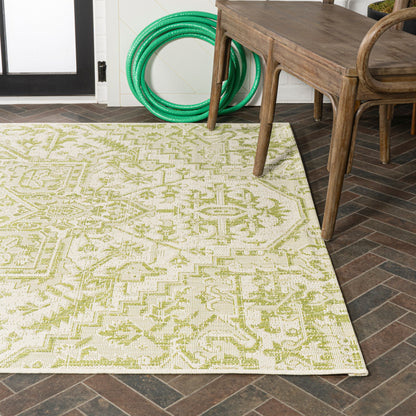 JONATHAN Y Charleston Medallion Indoor/Outdoor Area Rug