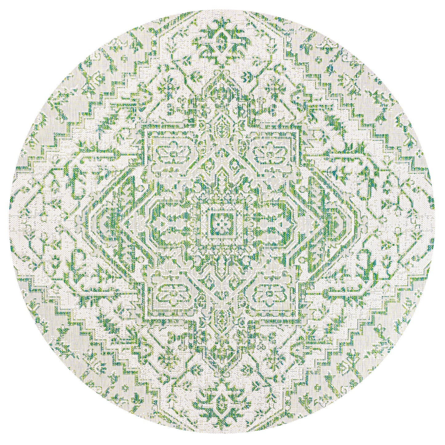 JONATHAN Y Charleston Medallion Indoor/Outdoor Area Rug