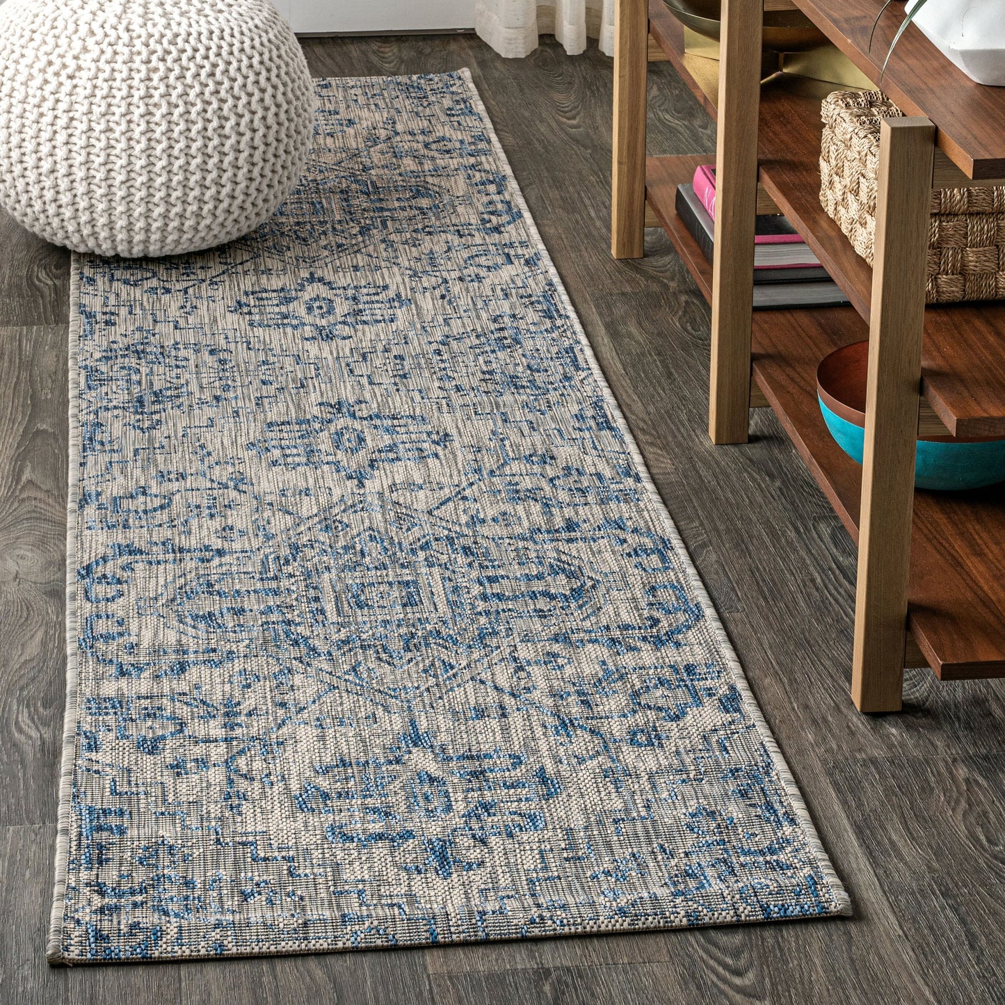JONATHAN Y Charleston Medallion Indoor/Outdoor Area Rug