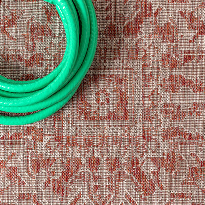 JONATHAN Y Charleston Medallion Indoor/Outdoor Area Rug