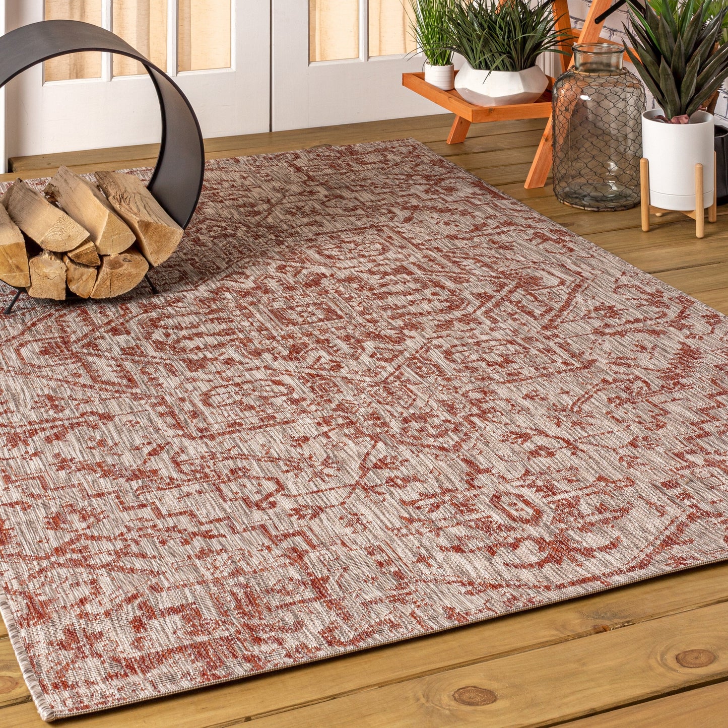 JONATHAN Y Charleston Medallion Indoor/Outdoor Area Rug